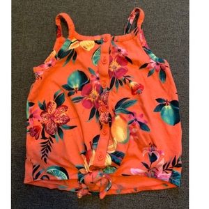 Size 3T old navy knot bottom tank